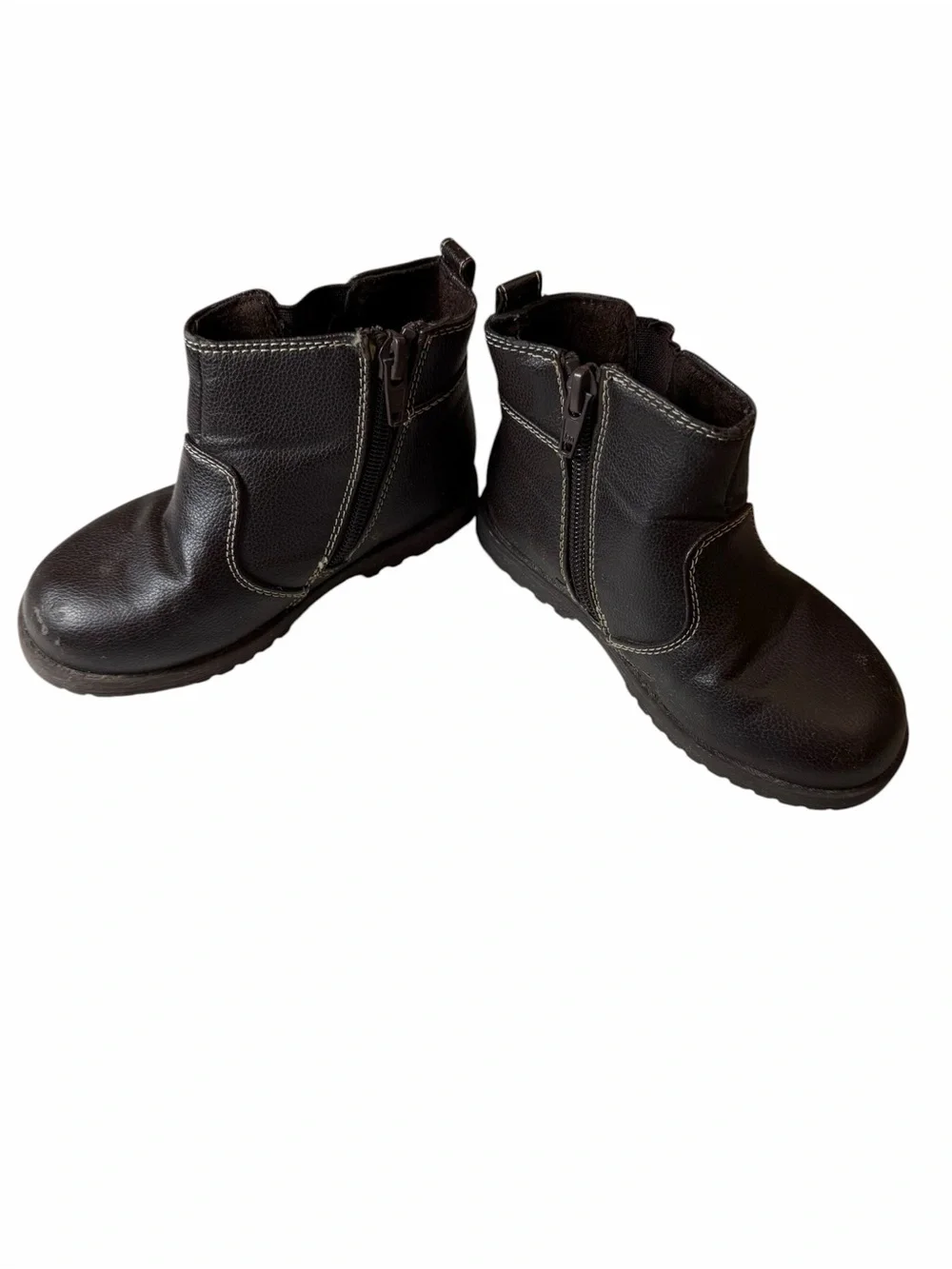 The Children's Place Brown Kids Ankle Boot with Side Zipper